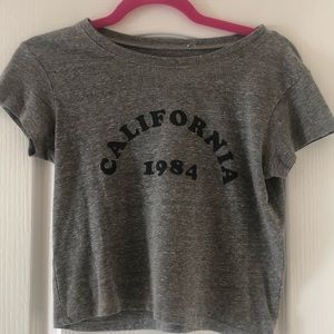 Pacsun California 1984 Crop Tee